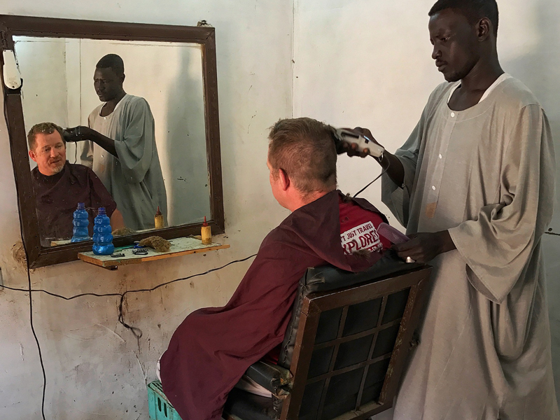 Sudan Simon Grove Hair cut time